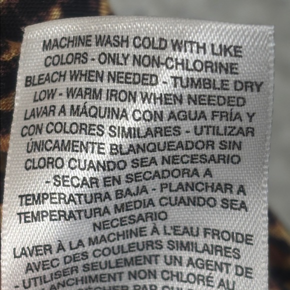 NWT Jessica Simpson Womens Leopard Print V Neck Half Sleeve Belted Dress Size 3X - Picture 12 of 13